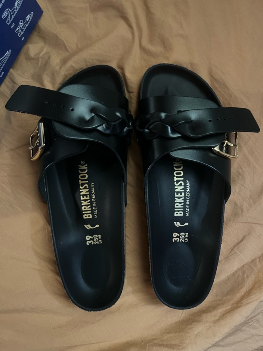 Birkenstock Oita Braided in New Dressy Black Leather Size 39